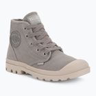 Palladium Pampa HI Grau Flanell Schuhe für Frauen