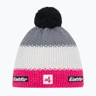 Kinder-Wintermütze Eisbar Stan Pompon SA pink melange/white/grey melange