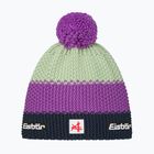 Kinder-Wintermütze Eisbar Stan Pompon SA purple