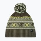 Wintermütze Eisbar Retroski Pompon olive/khaki green