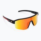 Red Bull Spect Dundee schwarz/braun mit rotem Spiegel Fahrradbrille