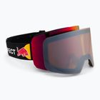 Skibrille Red Bull SPECT Line black/brown with red mirror/cloudy snow