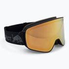 Skibrille Red Bull SPECT Rush Photo black/brown with gold chrome x