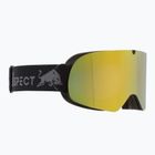 Skibrille Red Bull SPECT Rush matt black/smoke with yellow mirror