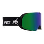Skibrille Red Bull SPECT Rush matt black/brown with green mirror
