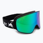 Skibrille Red Bull SPECT Rush matt black/brown with green mirror