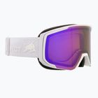 Skibrille Red Bull SPECT Jibb matt white/orange with purple mirror