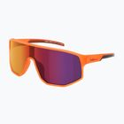 Sonnenbrille Red Bull SPECT Dash matt clear neon-orange/smoke with red-purple mirr