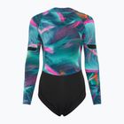 Women's Swim Foam ION Amaze Hot Shorty 1.5 Front Zip tropische Palme glitch