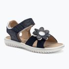 Superfit Sparkle blau/silberne Kindersandalen