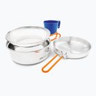 GSI Outdoors Stainless Mess Wanderkochgeschirr-Set