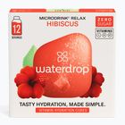 Isotonisches Getränk waterdrop Microdrink Relax 12 Würfel hibiscus acerola
