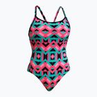 Damen einteiliger Badeanzug Funkita Diamond Back One Piece quadratisch alt