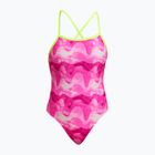 Funkita Tie Me Tight One Piece Damen-Badeanzug rosa Kappen