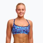 Bikini-Oberteil Funkita Sports Top blue bits