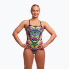Damen-Einteiler Badeanzug Funkita Single Strap One pieces happy hide