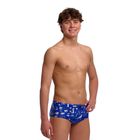 Jungen-Badeboxer Funky Trunks Sidewinder Trunks scratchy