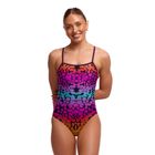Damen-Einteiler Badeanzug Funkita Single Strap One Piece wild animal
