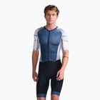 Herren Triathlonanzug 2XU Light Speed Sleeved midnight/white