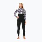 Neoprenanzug Damen Rip Curl E-Bomb 4/3mm Zip Free Sublimed black/ lime