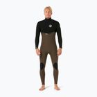 Herren Rip Curl E Bomb 4/3 mm Zip Free Deep Rock Neoprenanzug
