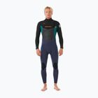 Neoprenanzug Herren Rip Curl Dawn Patrol 4/3mm Chest Zip purple night