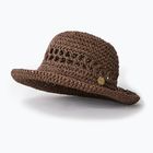 Damen Rip Curl Essentials Crochet Eimer Hut braun