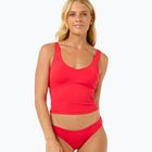 Rip Curl Premium Surf Tankini Oberteil Hibiskus rot