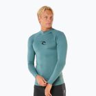 Rip Curl Waves UPF Performance Herren Schwimmen Longsleeve Blaustein