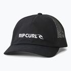 Herren Rip Curl Marke Icon Trucker Baseballmütze schwarz