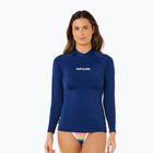 Damen-Bade-Longsleeve Rip Curl Classic Surf UPF Rashguard dark navy