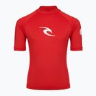Kinder-Schwimmshirt Rip Curl Waves Upf lava red