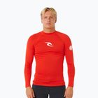 Herren-Bade-Longsleeve Rip Curl Waves Upf Perf lava red