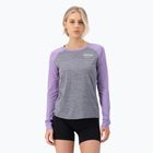 Damen-Thermoaktivshirt Mons Royale Icon Raglan grey heather/ lupin