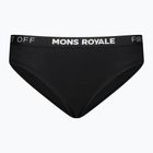 Thermoslip für Frauen Mons Royale Folo Merino Briefs schwarz