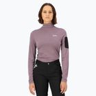Damen-Thermoaktivshirt Mons Royale Diversion Mock Neck mauve