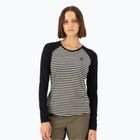 Damen-Funktionsshirt Mons Royale Icon Raglan mr stripe/black