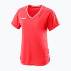 Damen-Tennisshirt Wilson Team II V-Ausschnitt orange WRA795309