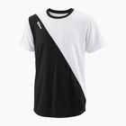 Wilson Team II Angle Crew Kinder-Tennisshirt schwarz/weiß WRA796301
