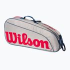 Wilson Junior 3er Pack Tennistasche für Kinder grau WR8023901001