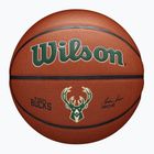 Basketball Wilson NBA Team Alliance Milwaukee Bucks brown Größe 7