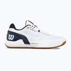 Herren-Tennisschuhe Wilson Rush Pro 5 Clay white/navy blazer/gum