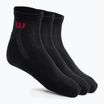 Wilson Quarter Herren Tennissocken 3 Paar schwarz WRA803102