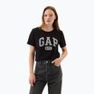 GAP Logo Slub Tee für Frauen schwarz