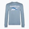 Hoodie Sweatshirt Herren Reebok Identity Big Logo Fleece Crew upgrade blue