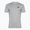 Herren Nike Sportswear Club dunkelgrau heather/schwarz T-shirt