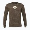 Herren Radfahren Longsleeve Fox Racing Ranger Tru Dri Schmutz braun