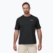 Herren Patagonia P-6 Logo Responsibili-Tee Trekking-T-Shirt schwarz