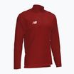 Kinder Fußball Sweatshirt New Balance Training 1/4 Zip gestrickt kastanienbraun NBEJT9035