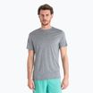 Trekking Shirt Herren icebreaker Merino 125 Cool-Lite Sphere III SS Tee metro heather